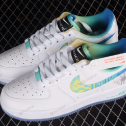 Nike Air Force 1 LV8 White/Light Menta/Multi-Color Shoes Sneakers