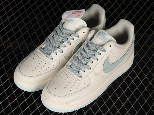 Nike Air Force 1 Low 07 Beige Sky Blue Shoes Sneakers