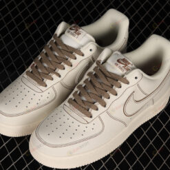 Nike Air Force 1 Low 07 Leather Cream White Beige Shoes Sneakers