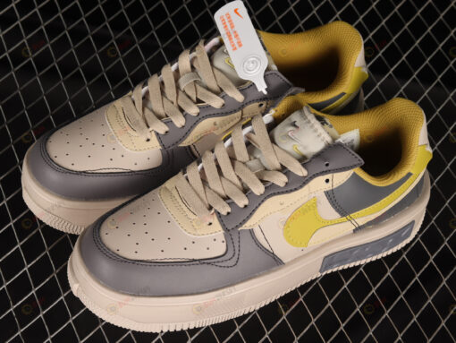 Nike Air Force 1 Low Fontanka Dark Grey/Yellow Shoes Sneakers