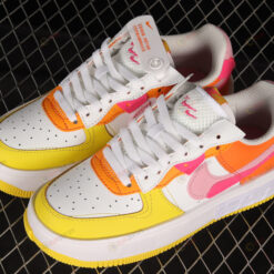 Nike Air Force 1 Low Fontanka Yellow/White/Pink Shoes Sneakers