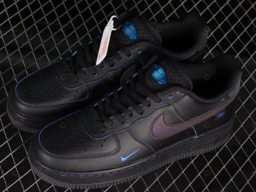 Nike Air Force 1 Low 'Global' Black Royal Shoes Sneakers