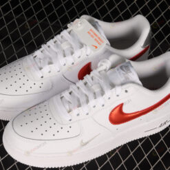 Nike Air Force 1 Low Picante Red Wolf Grey Shoes Sneakers