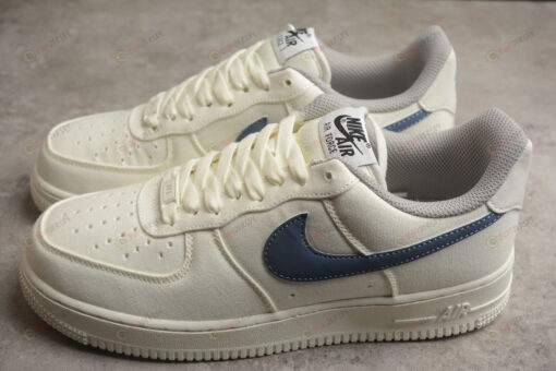 Nike Air Force 1 Low Sail Navy Blue White Shoes Sneakers