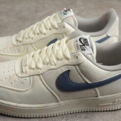 Nike Air Force 1 Low Sail Navy Blue White Shoes Sneakers