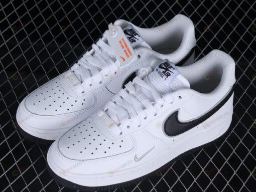 Nike Air Force 1 Low White Black Silver Shoes Sneakers