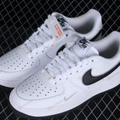 Nike Air Force 1 Low White Black Silver Shoes Sneakers