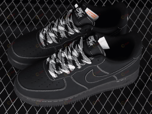 Nike Air Force 1'07 Low Black Warrior Shoes Sneakers