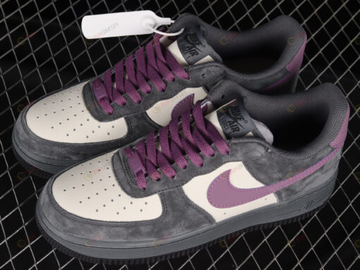 Nike Air Force 1'07 Low Grey Purple Shoes Sneakers