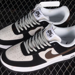 Nike Air Force 1'07 Low Rice Black Brown Shoes Sneakers