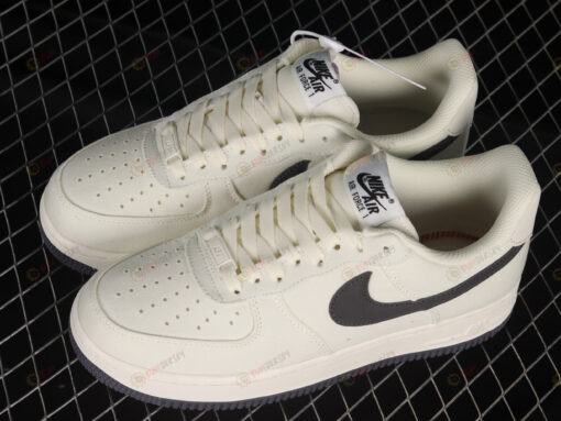 Nike Air Force 1'07 Low Shoes Sneakers - Dark Gray/ Beige