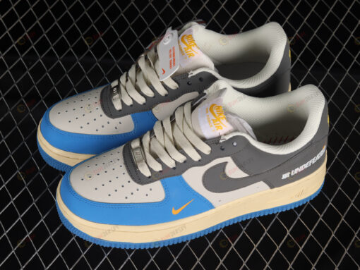 Nike Air Force 1'07 Low Shoes Sneakers - Gray/ Blue