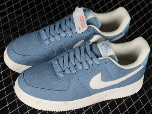Nike Air Force 1'07 Low Shoes Sneakers - Gray Cyan