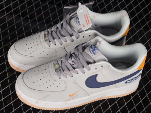 Nike Air Force 1'07 Low Shoes Sneakers - Gray/ Navy Blue