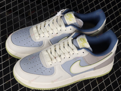 Nike Air Force 1'07 Low Shoes Sneakers - Green/ Gray/ Blue