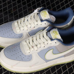 Nike Air Force 1'07 Low Shoes Sneakers - Green/ Gray/ Blue