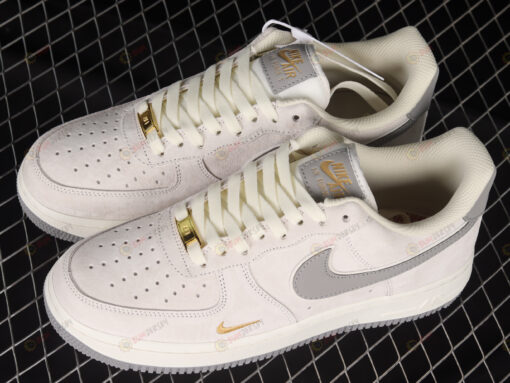 Nike Air Force 1'07 Low Shoes Sneakers - White/Grey/Gold