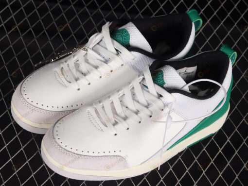 Nike Air Jordan 2 Retro Low x Nina Chanel Abney White Malachite Shoes Sneakers