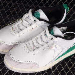 Nike Air Jordan 2 Retro Low x Nina Chanel Abney White Malachite Shoes Sneakers