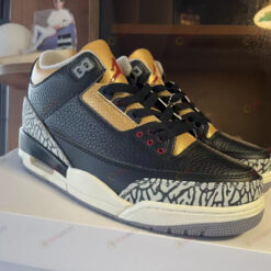 Nike Air Jordan 3 Retro 'Black Gold' Shoes Sneakers