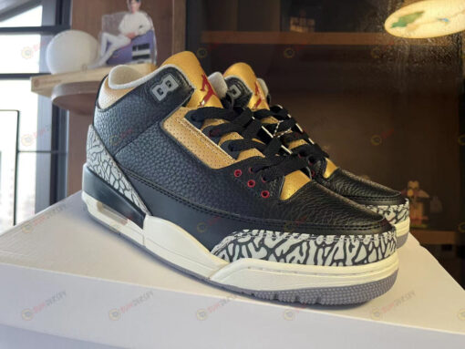 Nike Air Jordan 3 Retro 'Black Gold' Shoes Sneakers