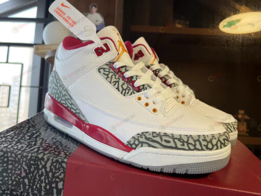 Nike Air Jordan 3 Retro 'Cardinal Red' Shoes Sneakers