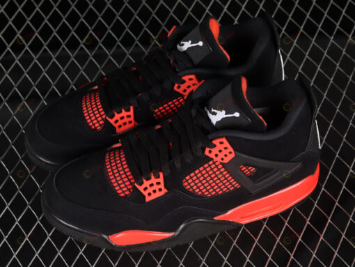 Nike Air Jordan 4 Red Thunder Shoes Sneakers