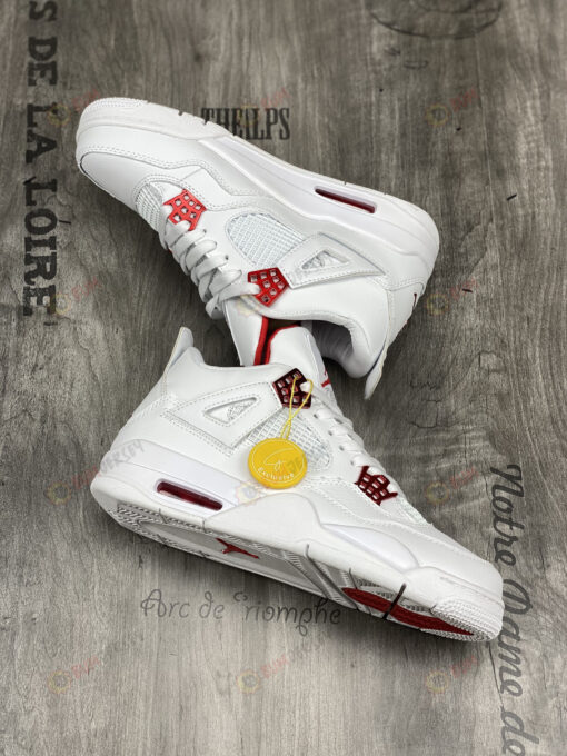 Nike Air Jordan 4 Retro GS 'Red Metallic' Shoes Sneakers