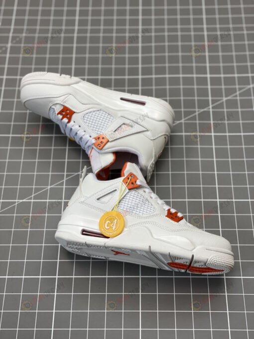 Nike Air Jordan 4 Retro 'Orange Metallic' Shoes Sneakers