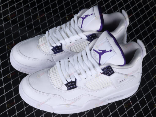 Nike Air Jordan 4 Retro 'Purple Metallic' Shoes Sneakers