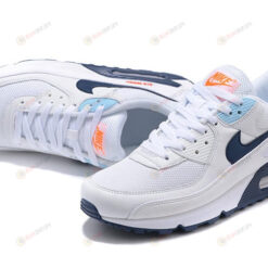 Nike Air Max 90 'White Midnight Navy' Shoes Sneakers