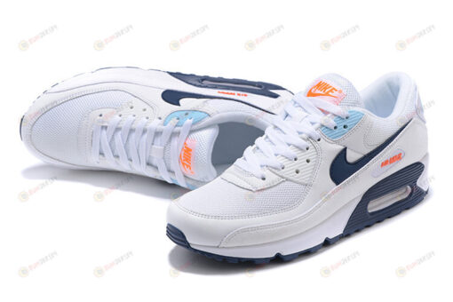 Nike Air Max 90 'White Midnight Navy' Shoes Sneakers