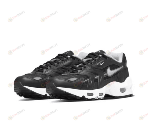 Nike Air Max 96 II Dresses Up In ??lack/Metallic Silver Men Shoes Sneakers