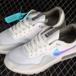 Nike Air Max Motif Grey White Blue Shoes Sneakers