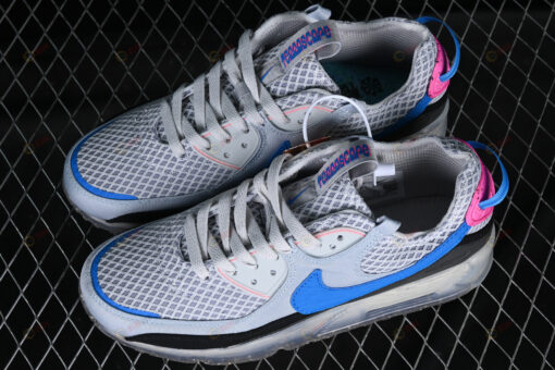 Nike Air Max Terrascape 90 Pure Platinum Wolf Gray Hyper Pink Blue Shoes Sneakers