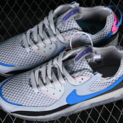 Nike Air Max Terrascape 90 Pure Platinum Wolf Gray Hyper Pink Blue Shoes Sneakers