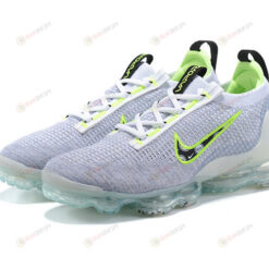 Nike Air VaporMax 2021 Flyknit GS 'Wolf Grey Volt' Shoes Sneakers