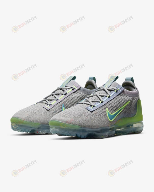 Nike Air VaporMax 2021 Flyknit 'Grey Light Liquid Lime' Shoes Sneakers