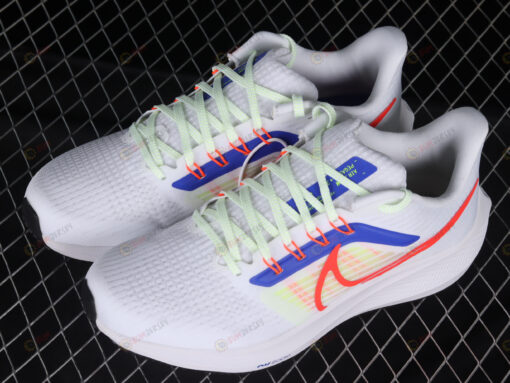 Nike Air Zoom Pegasus 39 White/Volt/Bright Crimson Shoes Sneakers