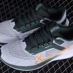 Nike Air Zoom Pegasus 40 White Dark Green Orange Shoes Sneakers