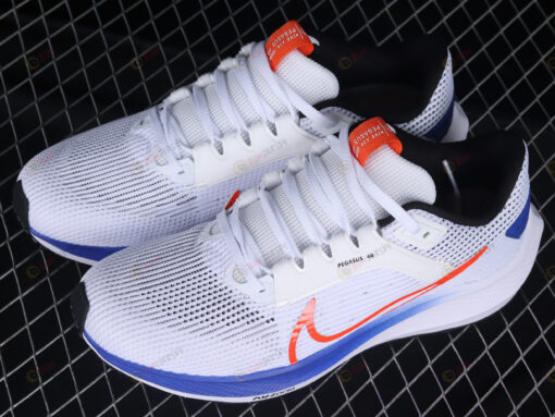 Nike Air Zoom Pegasus 40 White/Blue-Orange Shoes Sneakers