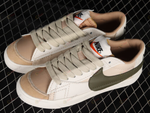 Nike Blazer Low '77 Jumbo Sanddrift/Medium Olive Shoes Sneakers