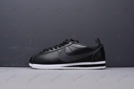 Nike Classic Cortez Leather Black Men Shoes Sneakers