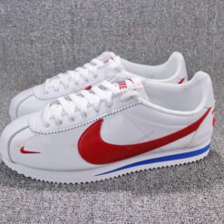 Nike Classic Cortez Premium 'Swoosh' Red/ White Shoes Sneakers