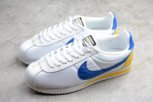 Nike Classic Cortez White Blue Shoes Sneakers