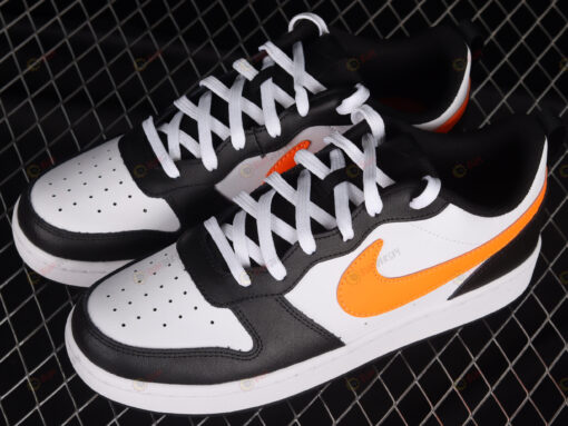 Nike Court Borough Low 2 White Black Orange Shoes Sneakers