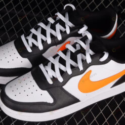 Nike Court Borough Low 2 White Black Orange Shoes Sneakers