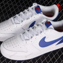 Nike Court Borough Low 2 White Deep Royal University Red Shoes Sneakers