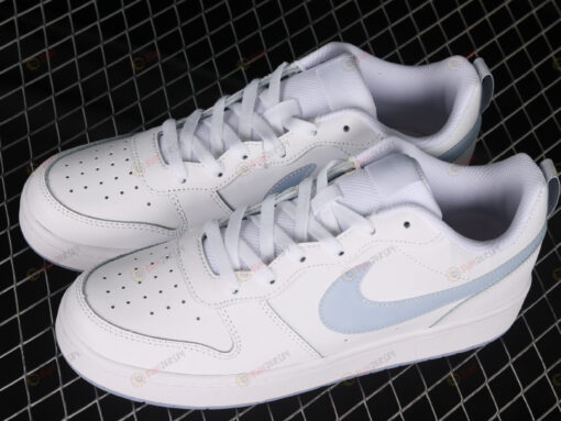 Nike Court Borough Low 2 White/Light Blue Shoes Sneakers