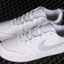 Nike Court Borough Low 2 White/Light Blue Shoes Sneakers